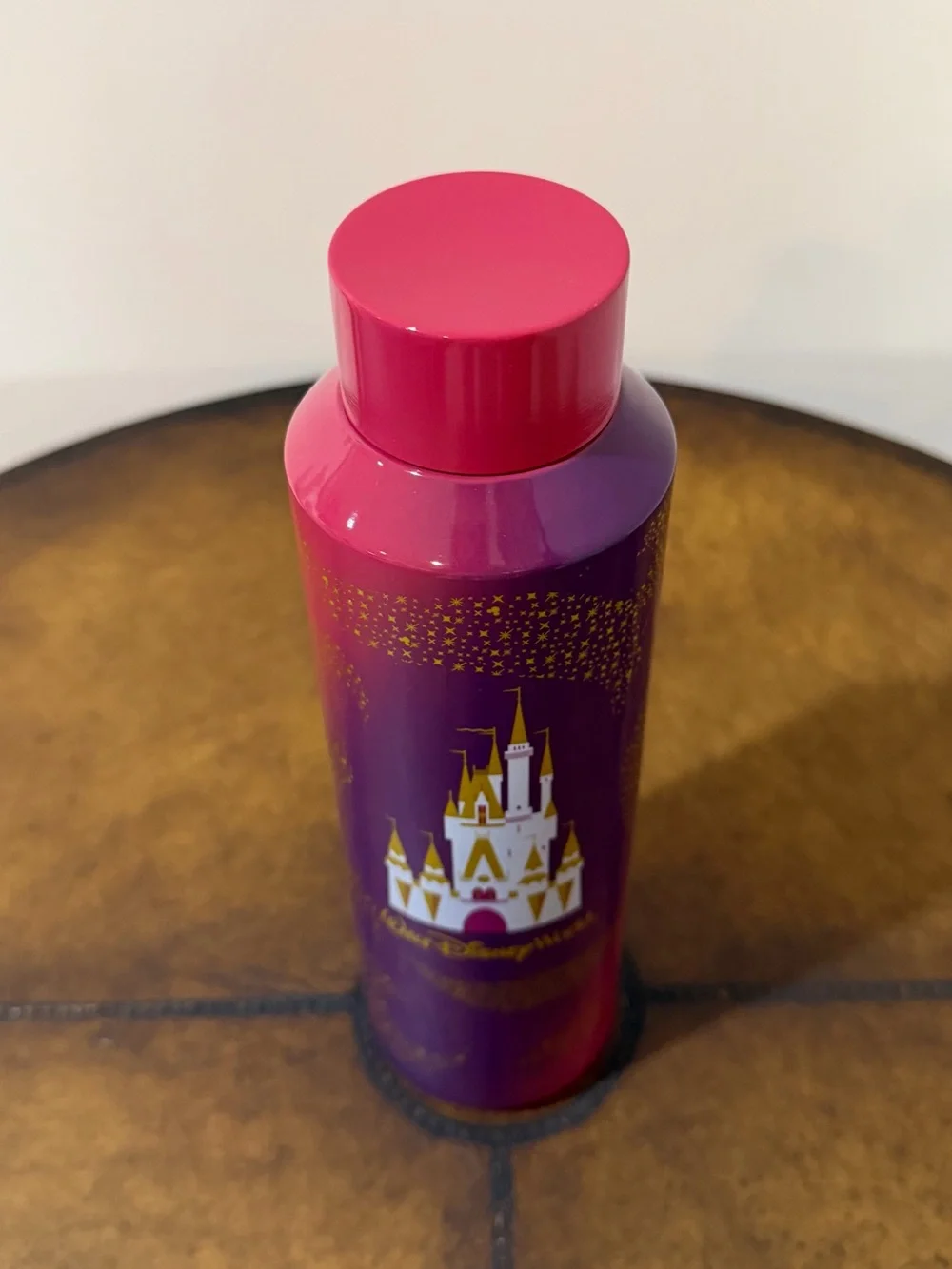 NEW STARBUCKS WALT DISNEY WORLD CINDERELLA CASTLE STAINLESS STEEL WATER BOTTLE